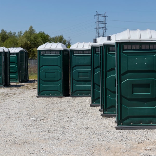 are there any environmental considerations for the disposal of waste from the event toilets